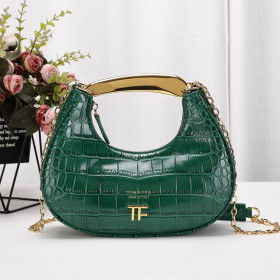 Tom Ford Női Mini Krokodil Mintás Válltáska, Zöld