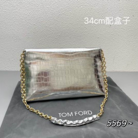 Tom Ford Női Krokodil Válltáska Ezüst