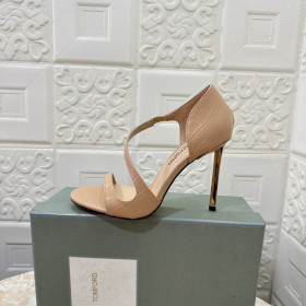 Tom Ford 10.5 cm Krokodil Magas Sarkú Szandál A Meztelen