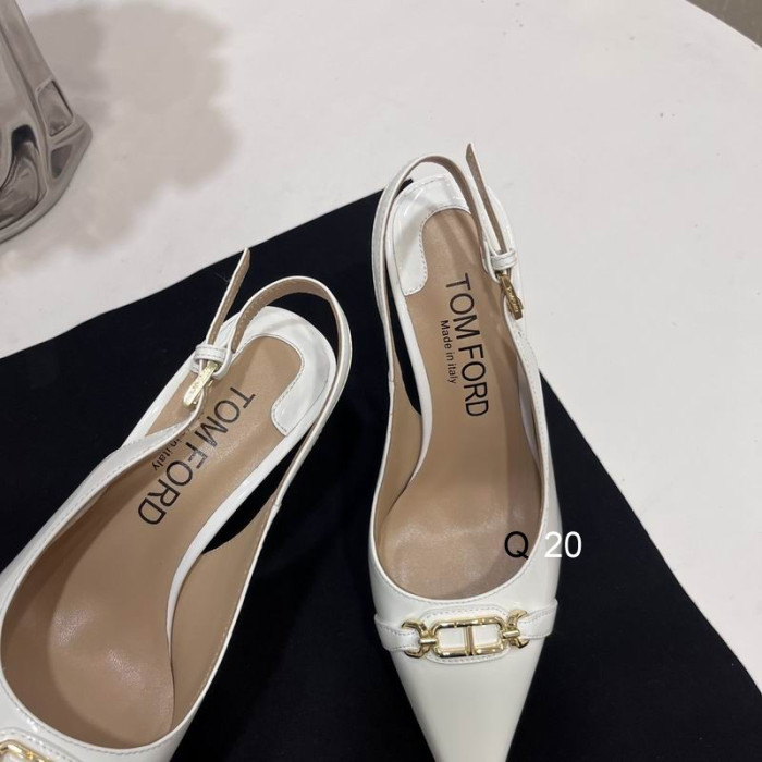 Tom Ford 10cm Leathar Paitinne Whitney Slingback I Bán