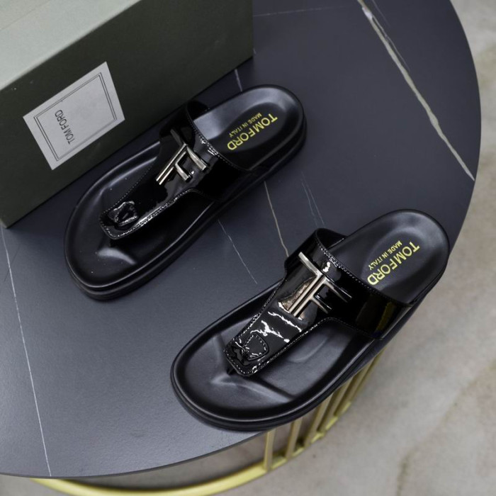Tom Ford Bhfear Leathar Paitinne Flops Smeach Sa Black01