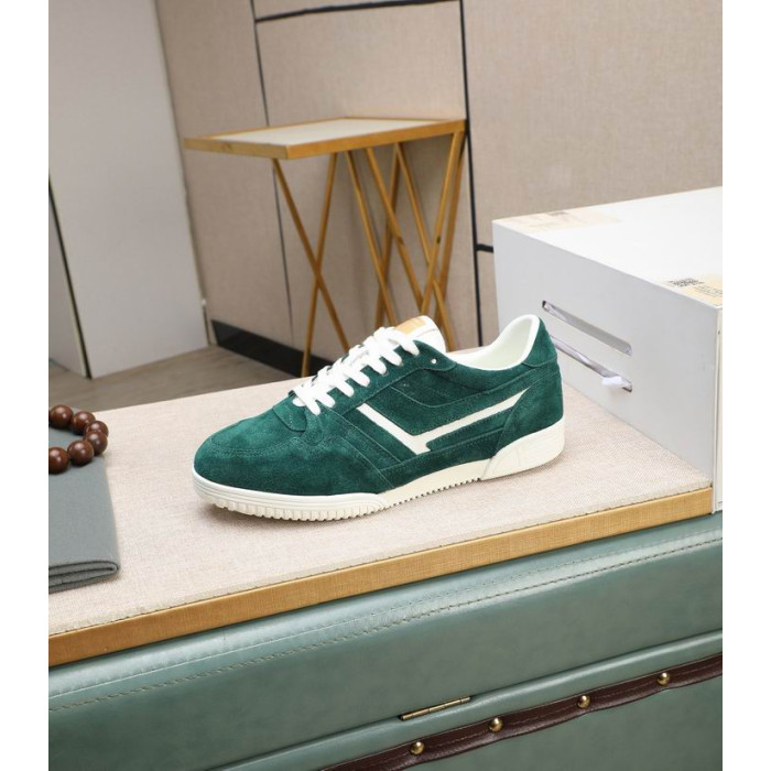 Tom Ford Bhfear Sneakers Ócáideach I Bán/Glas