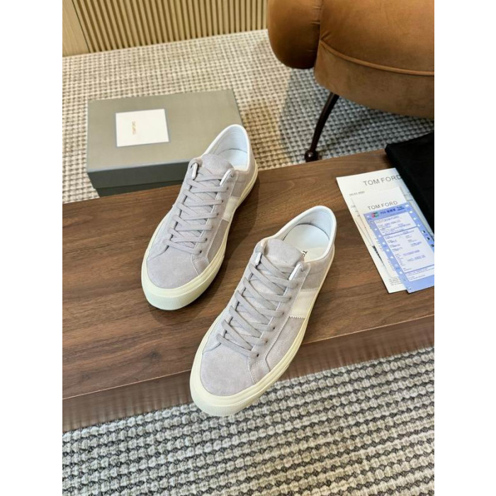 Tom Ford Suede Cambridge Sneakers I Liath 014