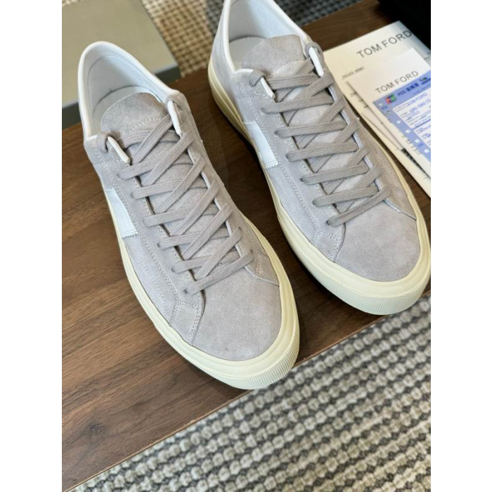 Tom Ford Suede Cambridge Sneakers I Liath 014