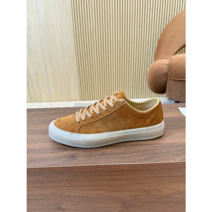 Tom Ford Suede Cambridge Sneakers I Solas Brown 021