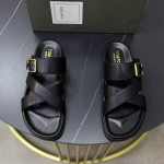 Tom Ford Bhfear Slipéir Leathair I Dubh