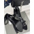Tom Ford 10cm Ribín Síoda Sandal I Dubh