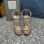 Tom Ford 10.5 cm Lannaithe Stampáilte Python Ida Sandal I Champagne
