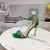 Tom Ford 10.5 cm Leathar Slabhra Miotail Ard-Súil Sandal I Glas