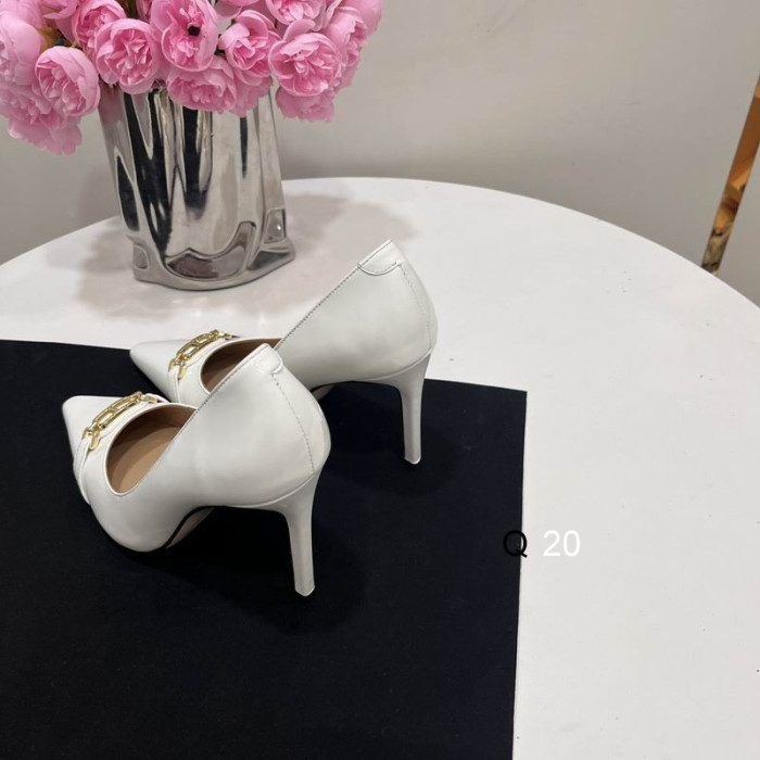 Tom Ford 10cm di Brevetto in Pelle Whitney pompe In Bianco