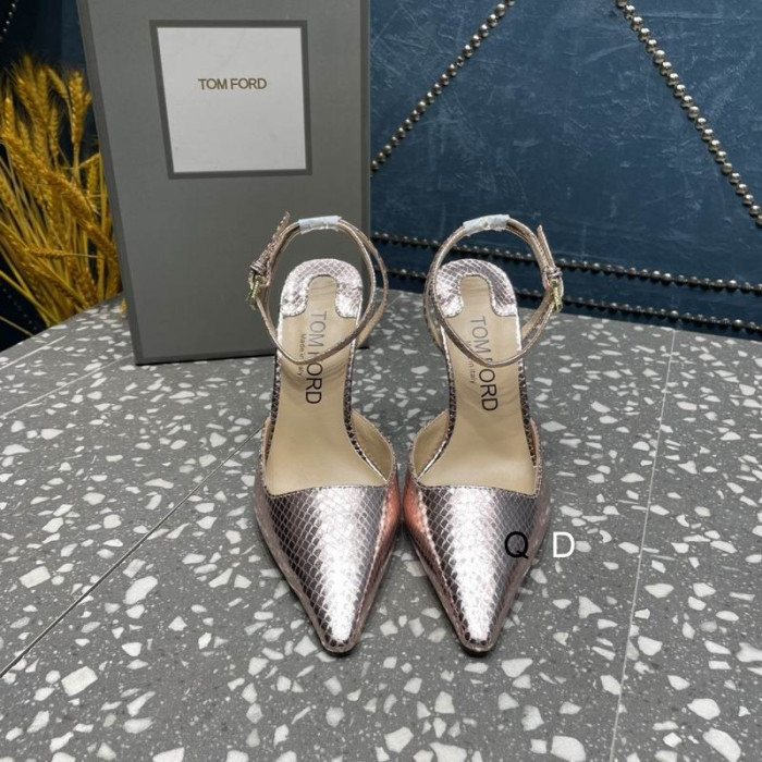 Tom Ford 10.5 cm pelle di Pitone Pompe di Champagne