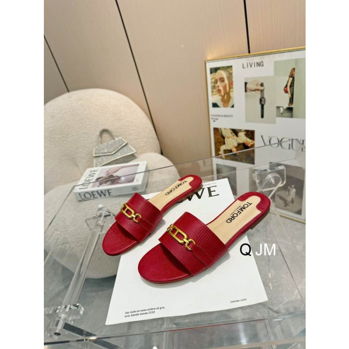 Tom Ford Lucertola Whitney Scivolare In Rosso