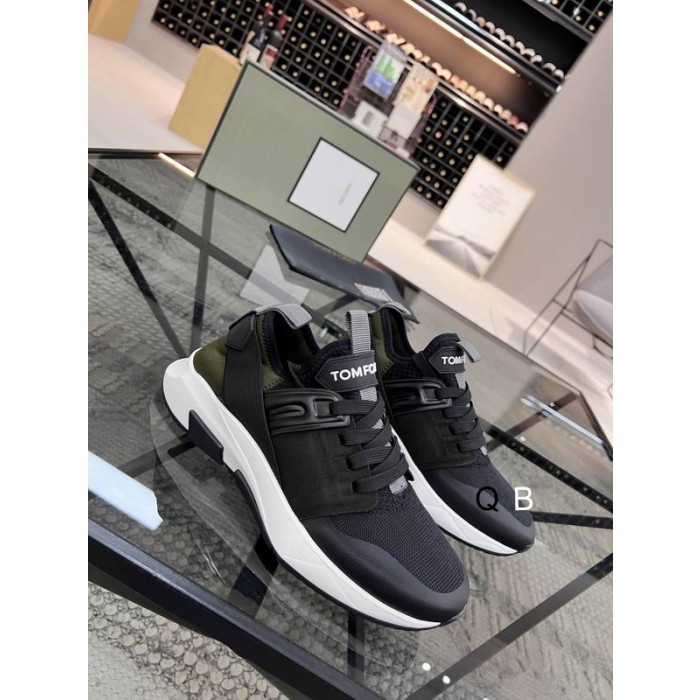 Tom Ford Maglia Di Nylon Jago Low-Top Sneaker In Black07