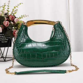 Tom Ford Womens Mini Stampa Coccodrillo Borsa A Tracolla Verde