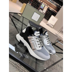 Tom Ford Maglia Di Nylon Jago Low-Top Sneaker In Grey12