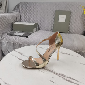 Tom Ford 10.5 cm di Serpente, Effetto Pelle con Tacco Alto Sandalo In Oro