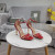 Tom Ford 10.5 cm in Pelle Catena in Metallo Tacco Alto Sandalo Rosso