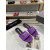 Tom Ford Pelle TF Logo Diapositiva In Viola