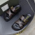 Tom Ford per Uomo in Pelle Pantofole Marrone