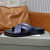 Tom Ford per Uomo in Pelle Cross Pantofole In Blu