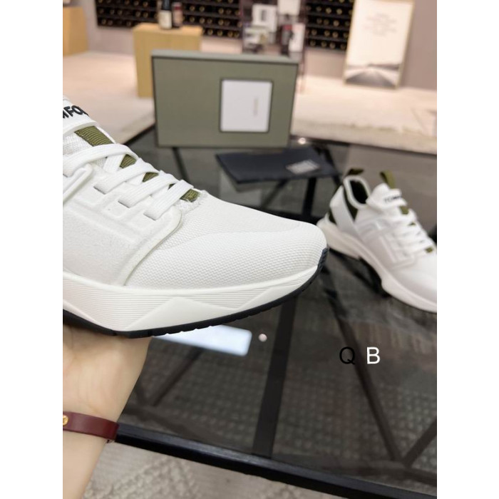 Tom Ford(トム-フォードナイロンメッシュJago低トップスニーカーにWhite10