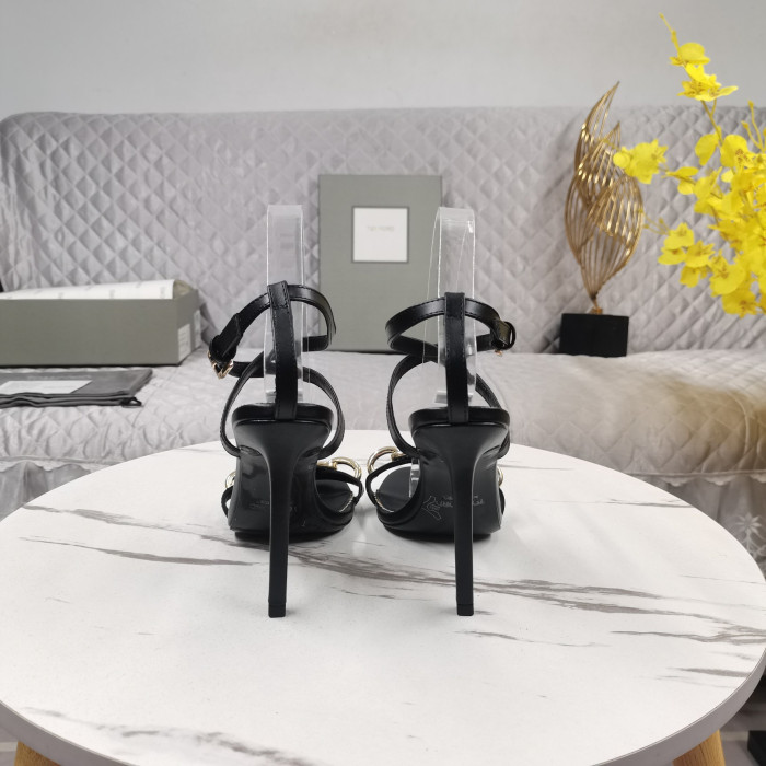 Tom Ford(トム-フォード10.5cm革製ゴールドチェーンダ黒
