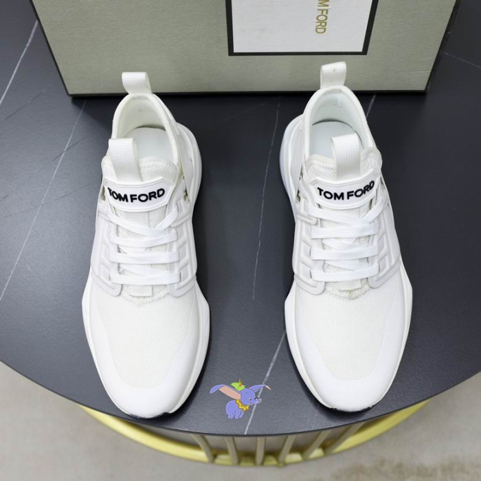 Tom Ford(トム-フォードナイロンメッシュJago低トップスニーカーにWhite12