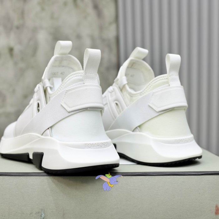 Tom Ford(トム-フォードナイロンメッシュJago低トップスニーカーにWhite12