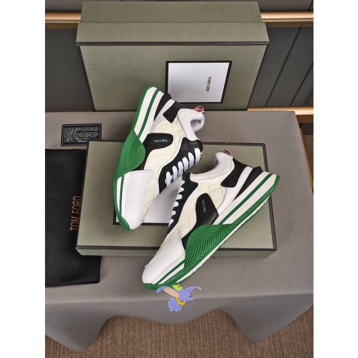 Tom Ford Skinn Lav-Top Sneaker I Hvit
