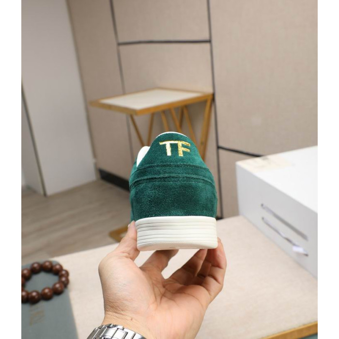 Tom Ford Menn Casual Sko I Hvit/Grønn