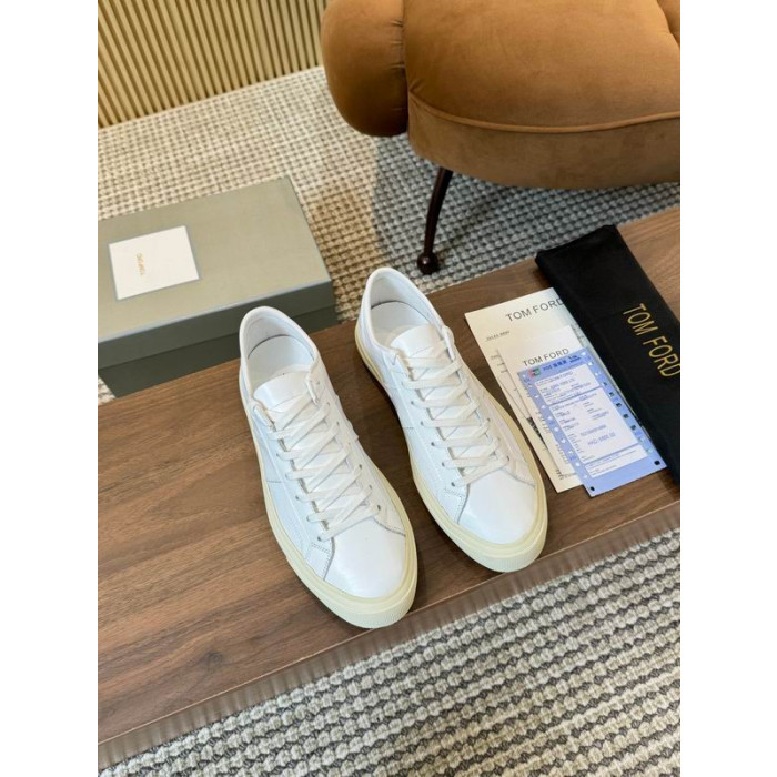Tom Ford Skinn Cambridge Sneakers I Hvit 007