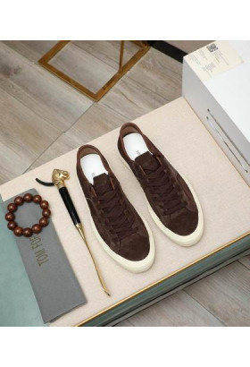 Tom Ford Semsket Cambridge Joggesko I Mørk Brun 002