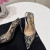 Tom Ford 10cm Angelina Slingback Sko i Preget Python I Svart