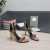 Tom Ford-Skinn Og Metall Kjede Pekte Sandal I Rosa