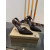 Tom Ford Fløyel Asymmetrisk Crystal Sandal I Black02