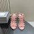 Tom Ford 10cm Trykt Krokodille Bur Skinn Sandal I Rosa