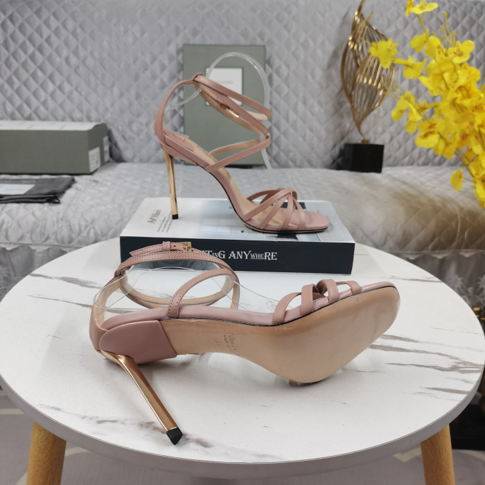 Sandały Tom Ford 11cm Nappa Ida Różowy