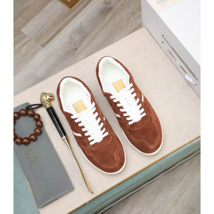 Męska Casual buty do biegania Tom Ford Biały / brązowy