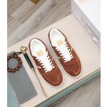 Męska Casual buty do biegania Tom Ford Biały / brązowy