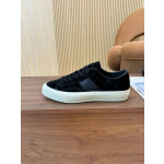Zamszowe Trampki Tom Ford Cambridge w kolorze Czarnym 011