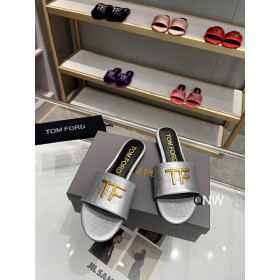 Srebrny Slajdów Z Logo Tom Ford Crocodile TF