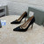Tom Ford Na Wysokim Obcasie Z Ostrym Czubkiem i Крокодиловым Nadrukiem 10,5 cm Kolor Czarny