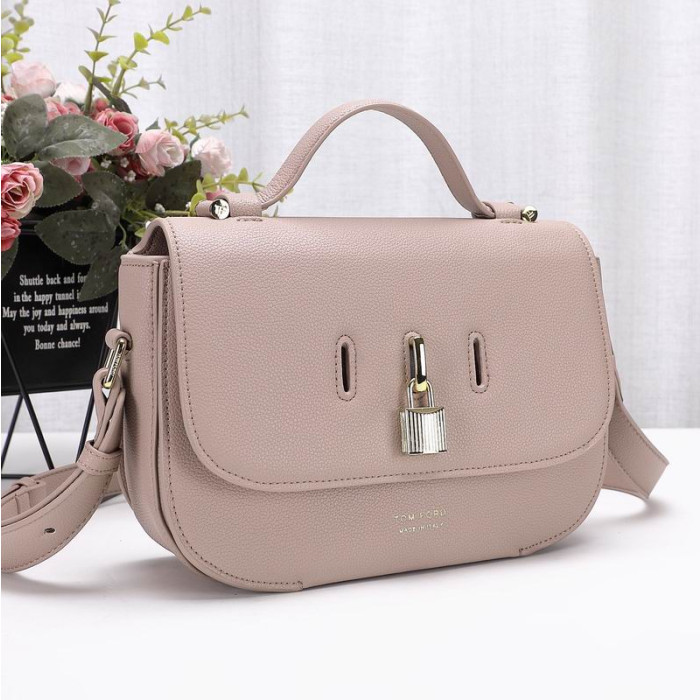 Tom Ford Femei Texturate Piele Mini Geanta De Umar In Roz