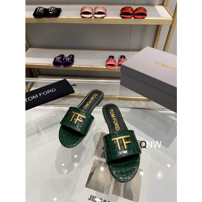 Tom Ford Crocodil TF Logo-Tobogan Verde