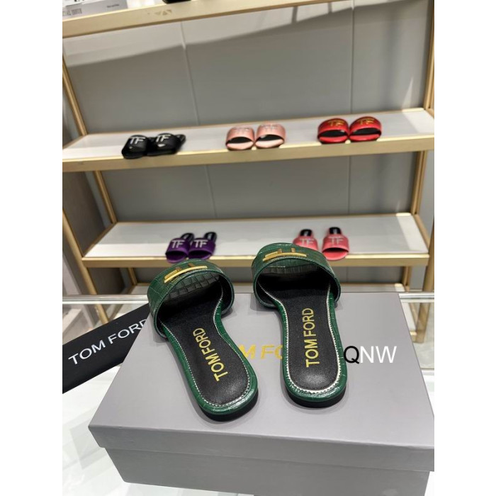 Tom Ford Crocodil TF Logo-Tobogan Verde