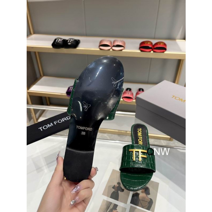 Tom Ford Crocodil TF Logo-Tobogan Verde