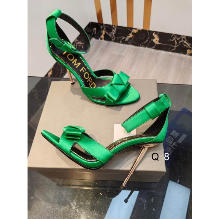Tom Ford Metal Sandale Stiletto Verzi