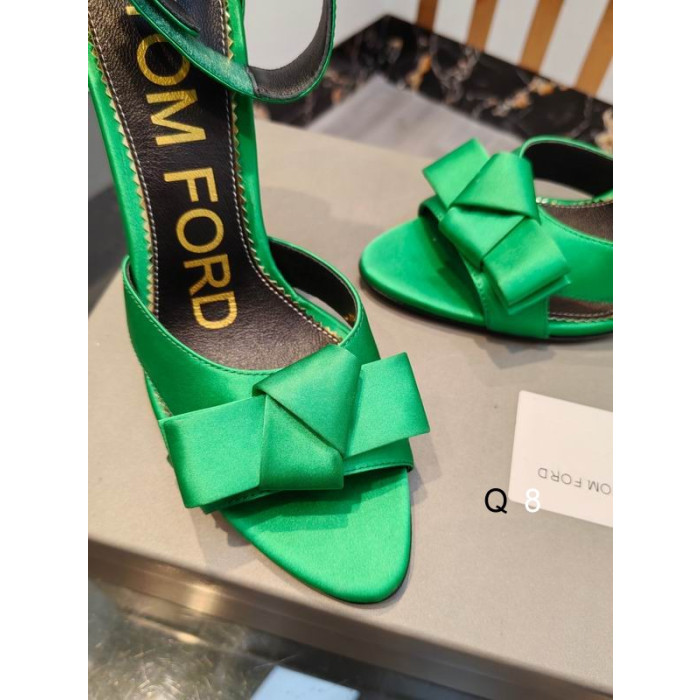 Tom Ford Metal Sandale Stiletto Verzi