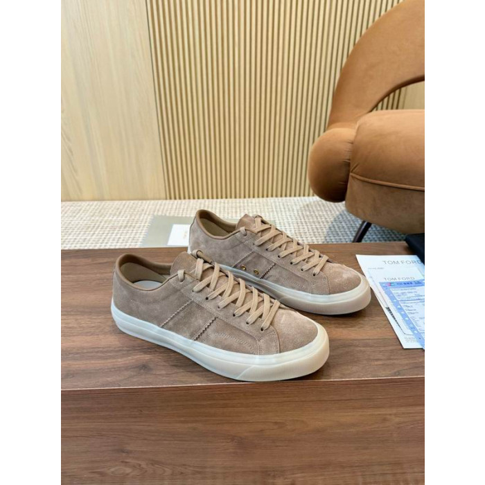 Tom Ford Piele De Căprioară Cambridge Adidași În Cămilă 018