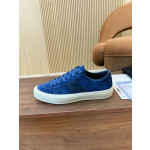 Tom Ford Piele De Căprioară Cambridge Adidași În Albastru Închis 010